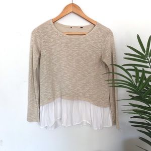 Cream long sleeve